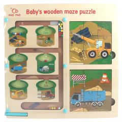 Pao Pao Baby Wooden Maze Puzzle 24760 LCL 606C
