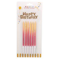 Party Birthday Candle 6 Pieces