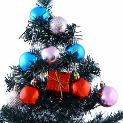 Christmas Decoration Bauble Red Blue Purple