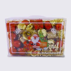 Christmas Decoration Bauble Red & Gold