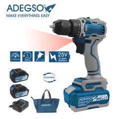 Adegso Brushless Cordless Drill 25 Volts