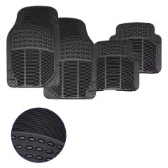 Rubber Car Floor Mat 4 Pieces Set