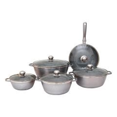 10 Pcs Granite Cookware Set