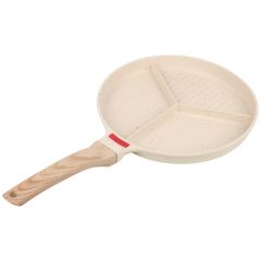 Granite Fry Pan Wooden Holder