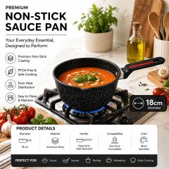Granite Sauce Pan 18cm
