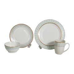 Porcelain Dinner Set Round Flower