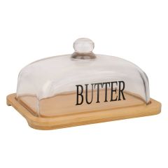 Glass Butter Dish ZY126-3