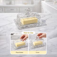 Glass Butter Dish