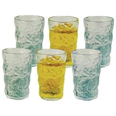 6 Pcs Long Tumbler Glass