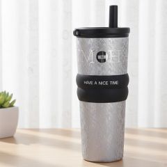 Travel Mug Stainless Steel 710ml Black