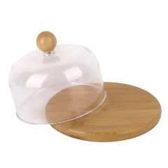 Cake Dome Wood 13X105cm