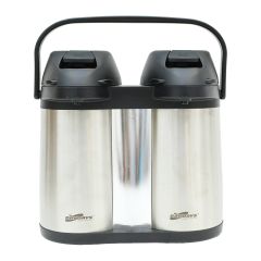 Double Air Pump Flask 1.9L + 1.9L