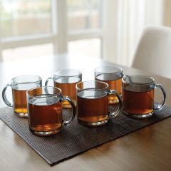 Glass Mug 6 Pieces Set