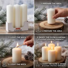 Candle 3 Piece