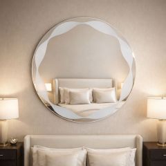 Hanging Mirror with Light