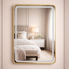 Hanging Mirror with Light