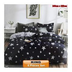 Quilt Cover 6 Pieces Set 240x260cm