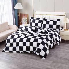 Quilt Cover Printed 4 Piece Set 220x240cm