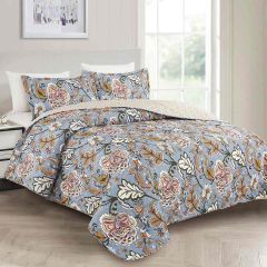 Printed Bed Cover King Microfiber