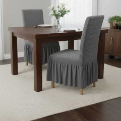 4Piece Jaquard Chair Cover 45x6cm