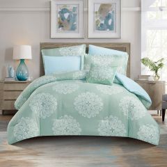 Comforter Set:1x Comforter 220x240cm 1x Fitted Sheet 180x200cm 1x Pillow Sham 50x75cm 2x Pillow Case 50x75cm