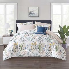 Comforter Set:1x Comforter 220x240cm 1x Fitted Sheet 180x200cm 1x Pillow Sham 50x75cm 2x Pillow Case 50x75cm