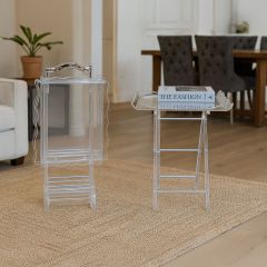 Modern Trasparent Nesting Table