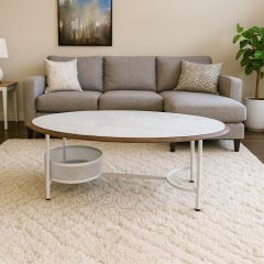 Marble Tea Table Round B-779-Wh