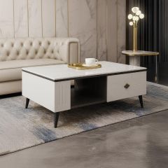 Tea Table Marble Single Rectangle