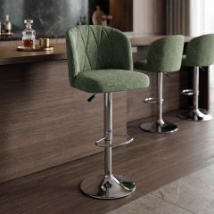 Bar Chair Adjustable Support without Arm