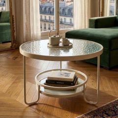Glass Tea Table Single Round