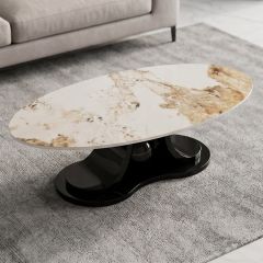 Marble Tea Table Single Round