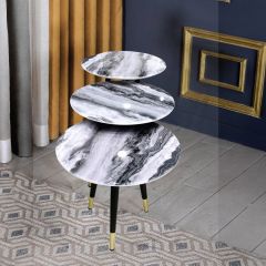 Modern Nesting Table Set 3 Piece