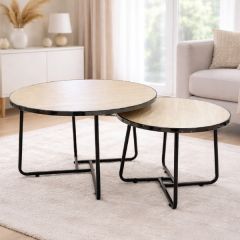 Classic Wood Tea Table Set