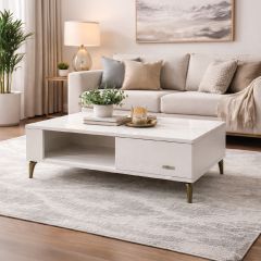 Marble Rectangular Tea Table