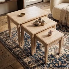 Modern Nesting Table Set 3 Piece