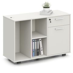 BOOK CABINET WOOD 2 DOOR 1B