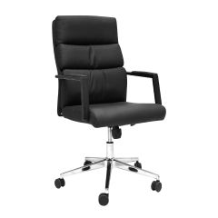 Office Chair Leather Adjustable Mid Back - BZ-9797-8803