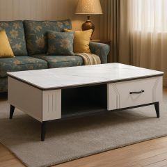 Tea Table Marble BZ-6848-206-WH