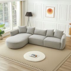 L Shaped Fabric Sofa