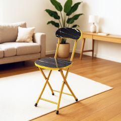 Wooden Folding Chair Black