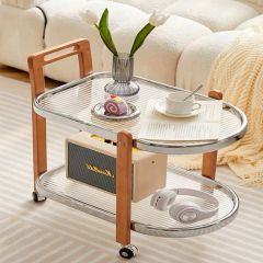 Dining Trolly Glass Metal A1113