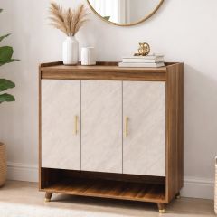 Modern 3Door Shoe Cabinet 