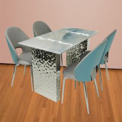 4 Box Marble Dining Set (1 + 4)