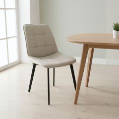 Fiber Dining Chair Light Grey