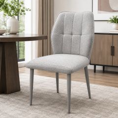 Fiber Dining Chair with Full Cushion