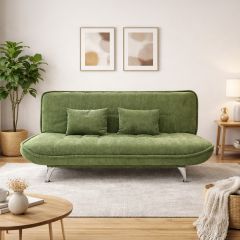 2 In 1 Sofa Bed Single Fabric