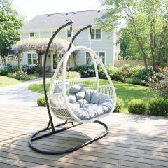 Single Swing Sofa White