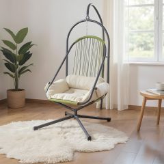 Swing Single Chair BZ-5789-73-GRN+WH
