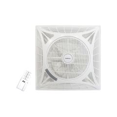 Square 14 Inch Ceiling Fan TP 14L WH